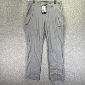 ExOfficio Nomad Pants Womens 8 Petite Sleet Gray Lightweight Hiking Travel
